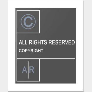 All Rights Reserved - copyright Posters and Art